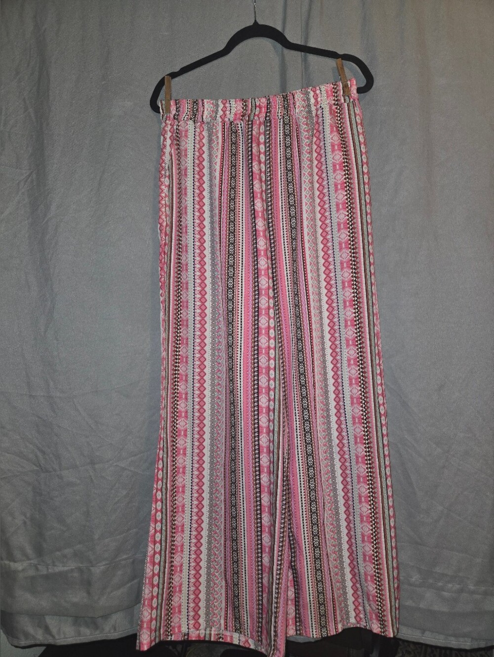 Womens Boho Striped Pants